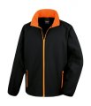 Softshell Jas Result R231M Black/Orange